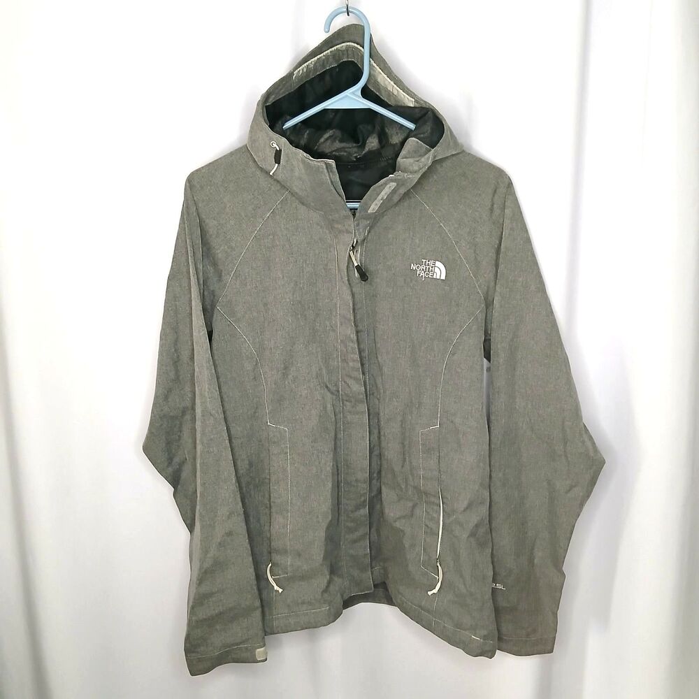 The North Face Hyvent 2.5 Jacket Rain Wind Coat Toggle Pockets Hood Womens Med